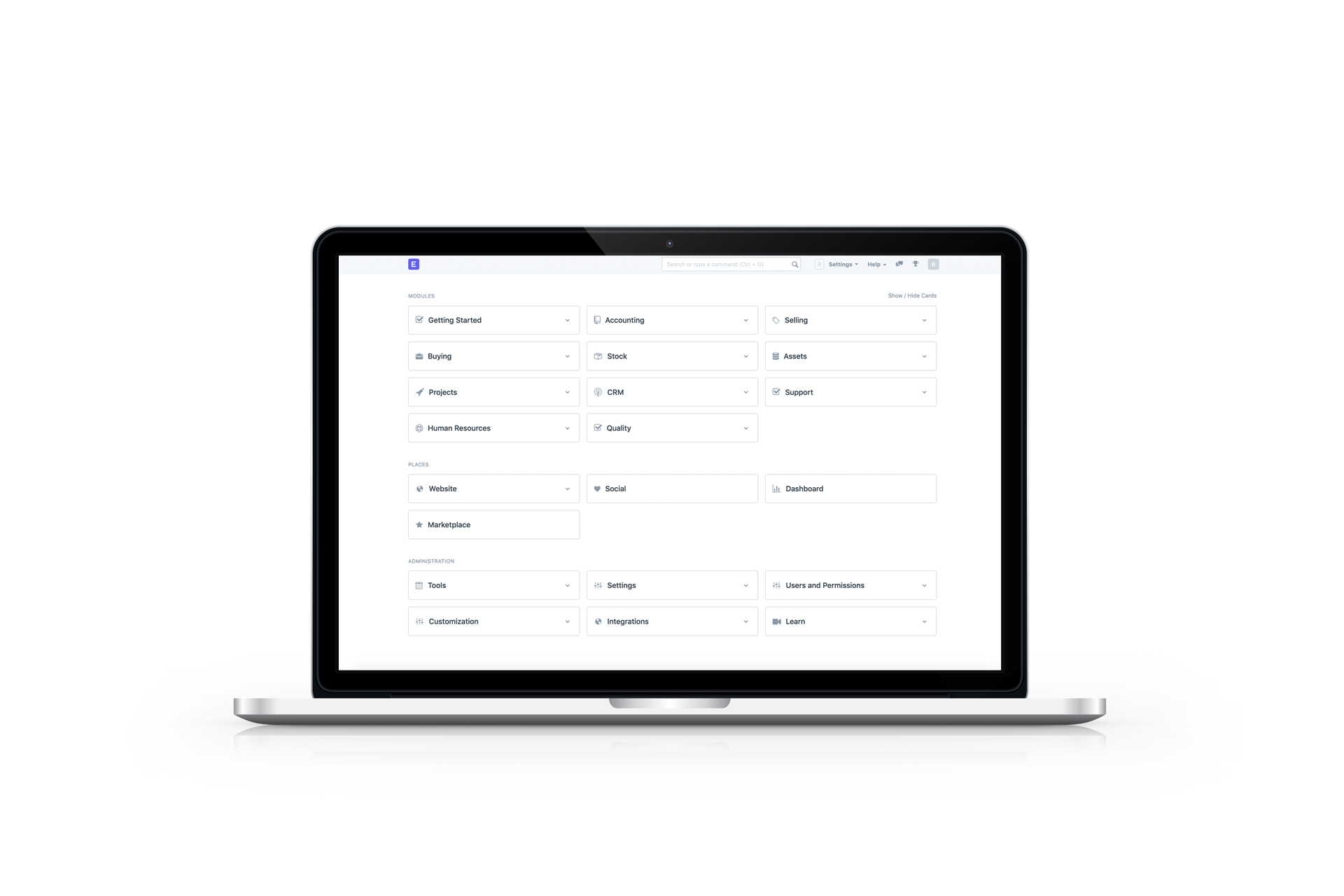 ERPNext Dashboard