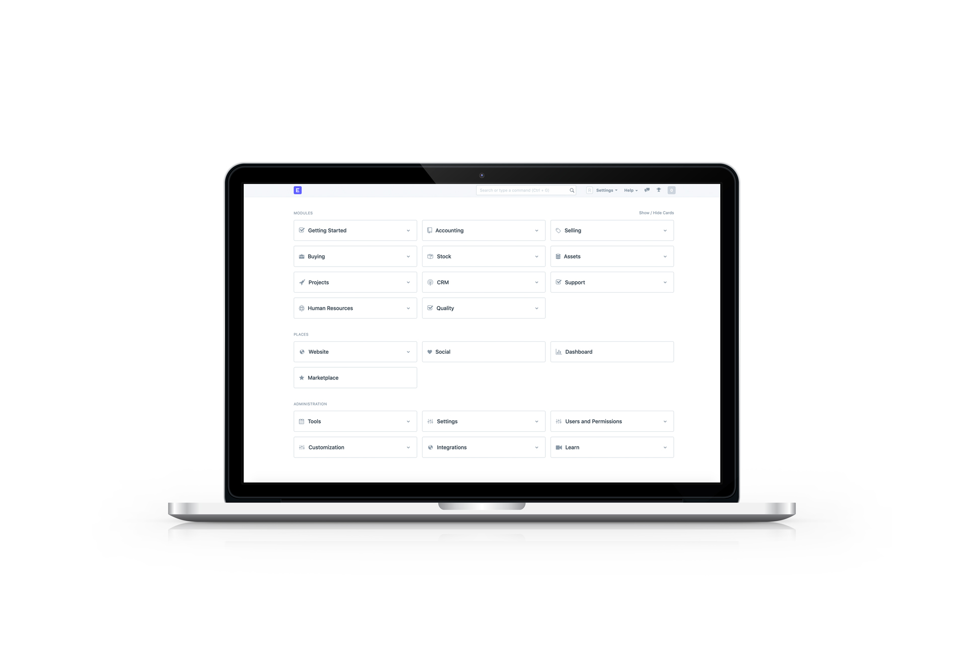 ERPNext Dashboard